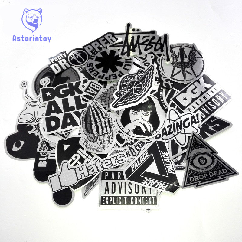 50PCS Mixed JDM STAR WARS Battlefield Illest Leica play Marvel Panty Dropper hellafresh fake Car sticker skateboarddecal