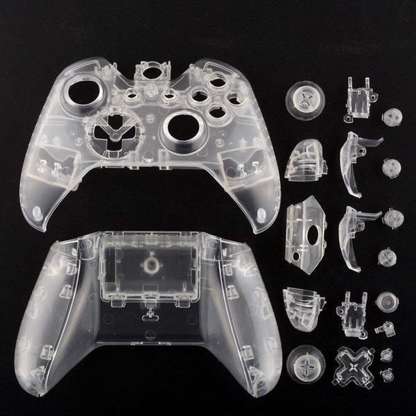 New Transparent Clear Shell Game Controller Case Cover For XBOX ONE Controller Joystick Replacement Video Game Shell Accessories