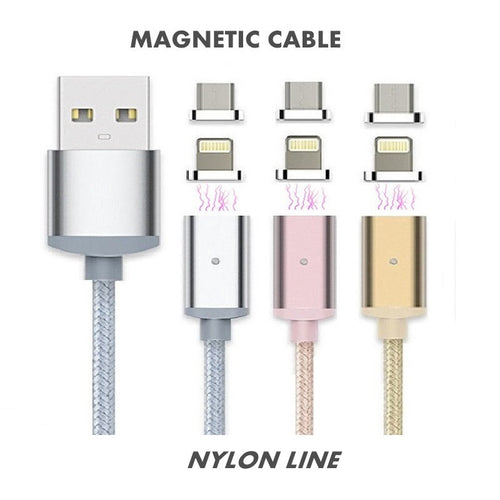 Elough 2.4A Fast Charge Micro USB Magnetic Cable For iPhone 6 6s 5 5S iPad Connector Cable For Samsung Mobile Phone Magnet Cable