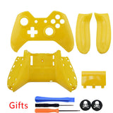 New Version Yellow Gamepad DIY Shell Case Cover With 3.5mm earphone jack +Gift for XBOX ONE Wireless Controller