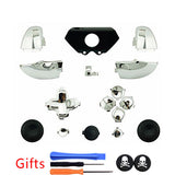 Silvery Old version Plating Chrome Shell Case Cover+Accessories +GIFTS Without 3.5 mm headset jack for XBOX ONE Controller