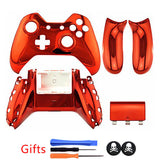 RED Old Version Chrome Customized Full Housing Cover Shell Without 3.5 mm headsets jack + GIFTS for XBOX ONE Wireless Controller