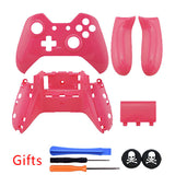 Old version Pink Smooth Polishing Controller Case Full Housing Cover Shell Button kit +Big GIFT for XBOX ONE Controller