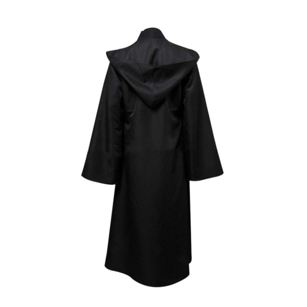 Men Halloween Star Wars Jedi Cloak Cos Play Adult Hooded Robe Cloak Cape Halloween Costume Black Brown